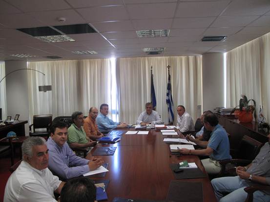 Περιγραφή: Συνάντηση με Δήμαρχο Λουτρακίου